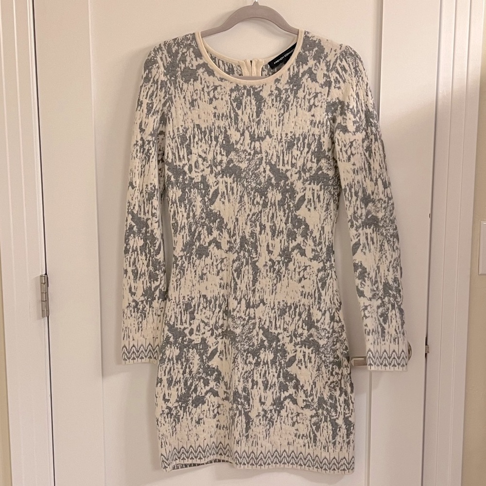 French Connection Angora Rabbit Sweater Dress